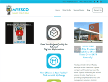 Tablet Screenshot of my-esco.com